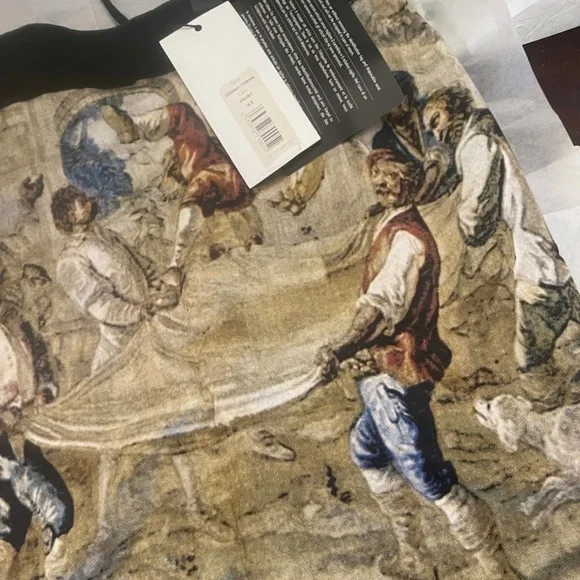 NWT! RARE! D&G Dolce & Gabbana ITALY RENAISSANCE Roman Empire Print Skirt 42